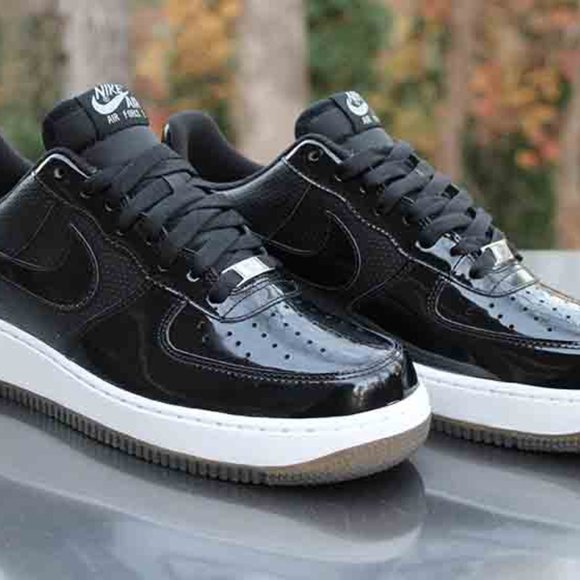 Nike Air Force 1 ’07 Low Black Silver Men’s Size 9
